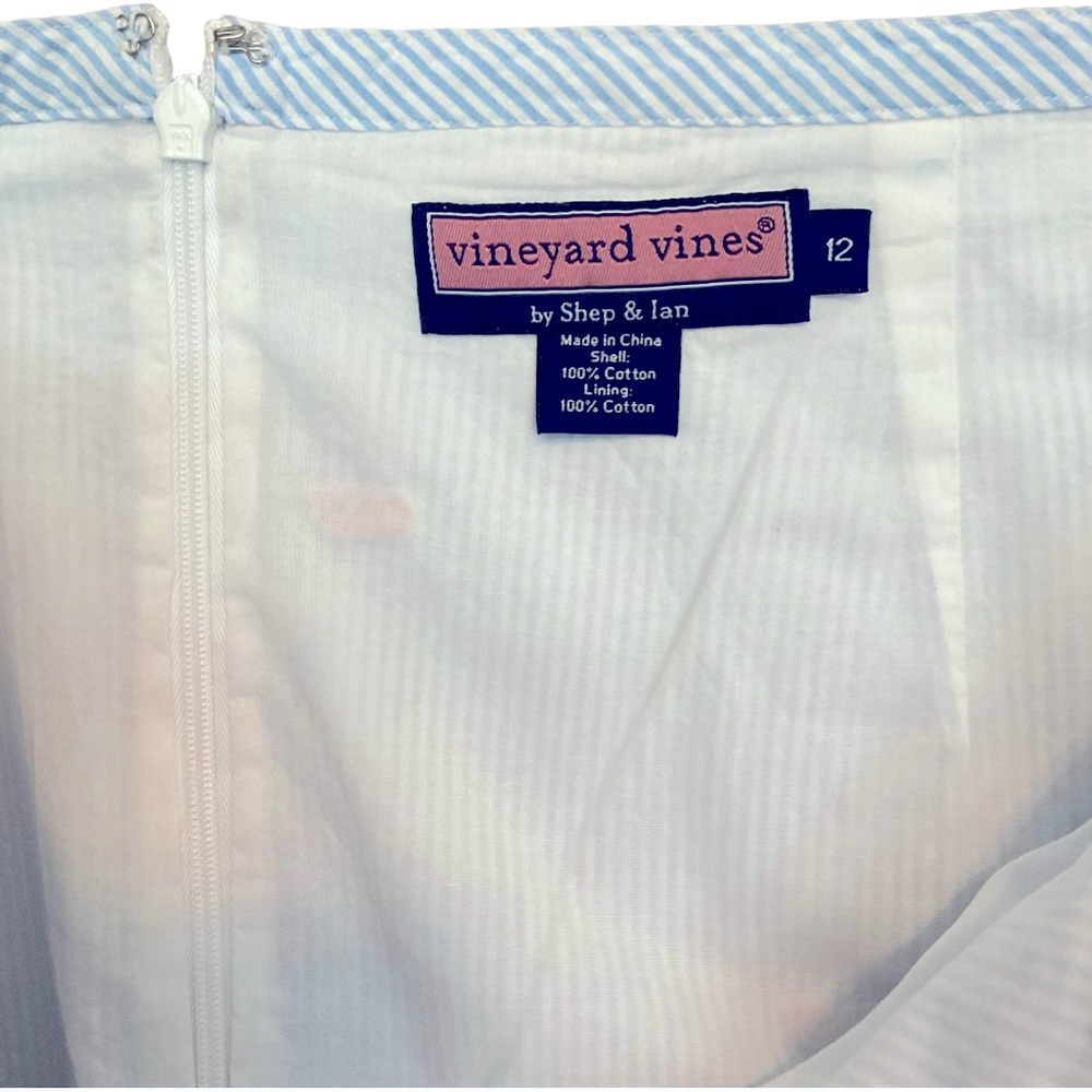Vineyard Vines Pinstripe Cotton Skirt - Picture 4 of 7